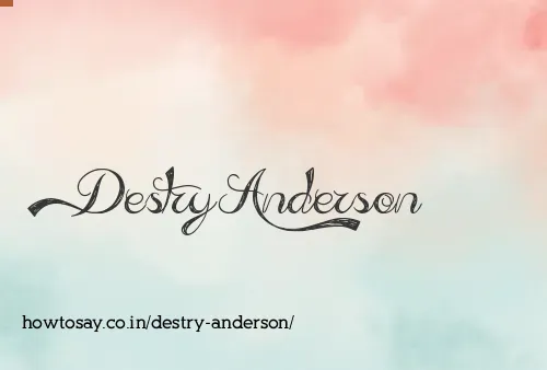 Destry Anderson