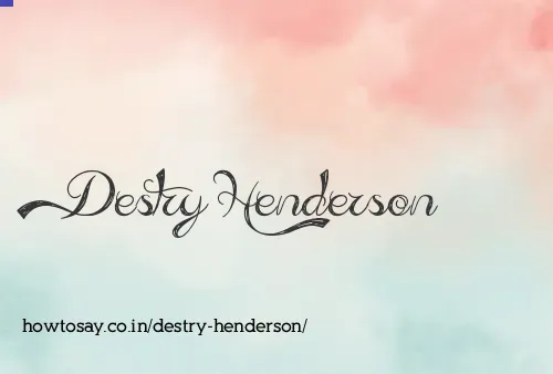 Destry Henderson