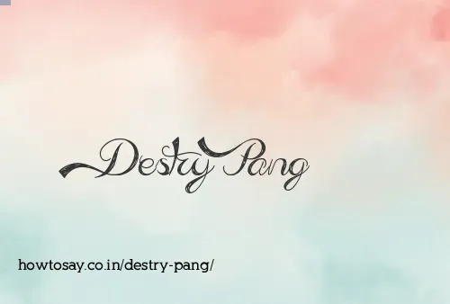 Destry Pang