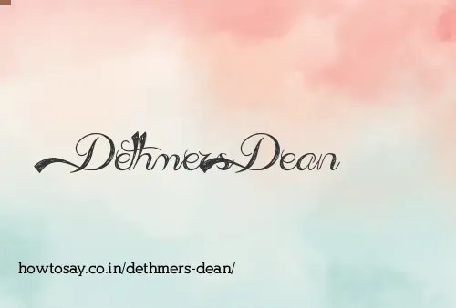 Dethmers Dean