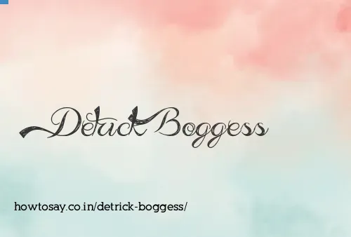 Detrick Boggess