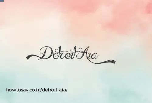 Detroit Aia