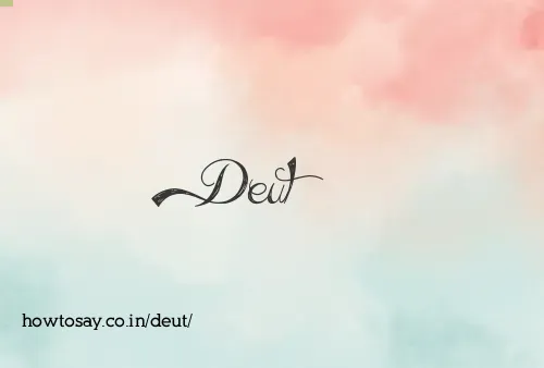 Deut