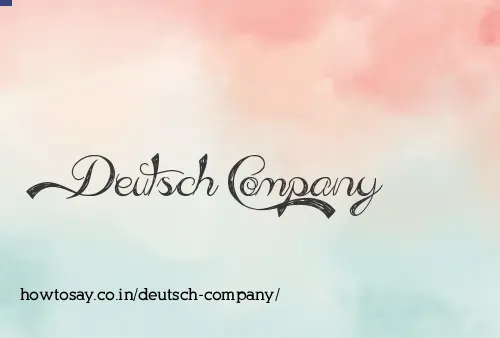 Deutsch Company