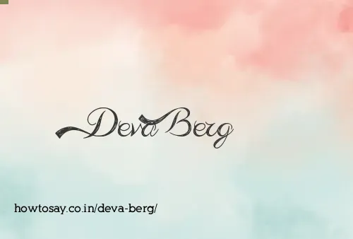 Deva Berg