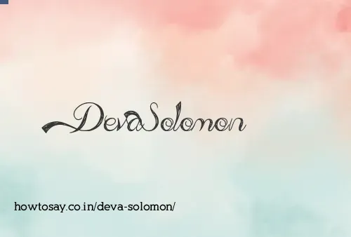 Deva Solomon