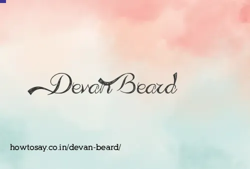 Devan Beard