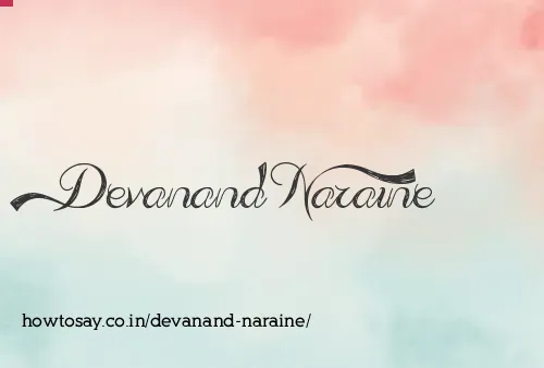 Devanand Naraine