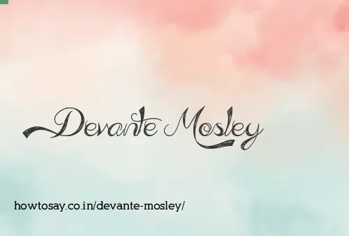 Devante Mosley