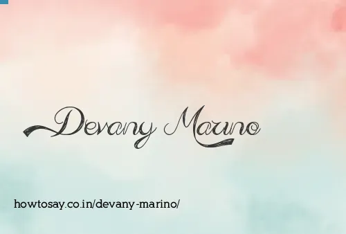 Devany Marino