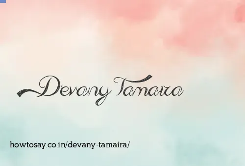 Devany Tamaira