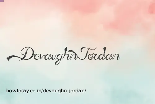 Devaughn Jordan