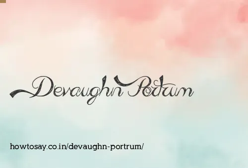 Devaughn Portrum