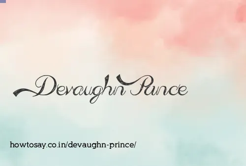 Devaughn Prince