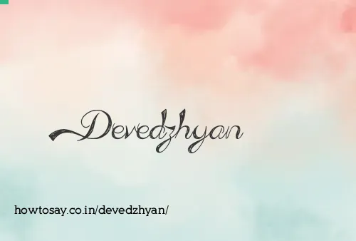 Devedzhyan