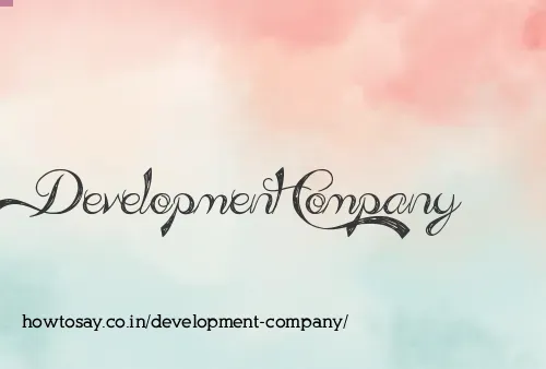 Development Company