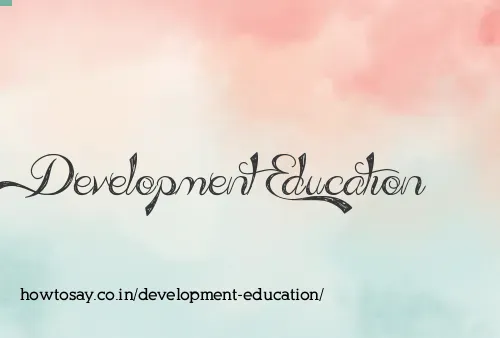 Development Education