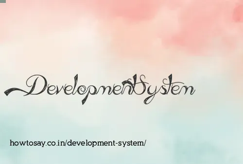 Development System
