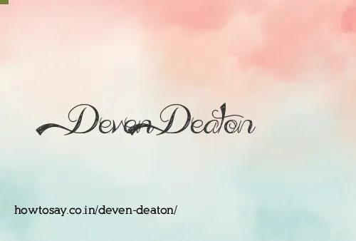 Deven Deaton