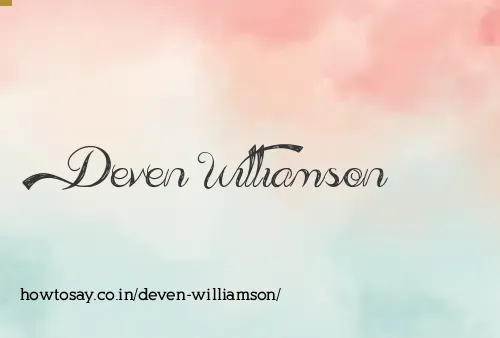 Deven Williamson