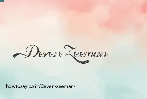 Deven Zeeman