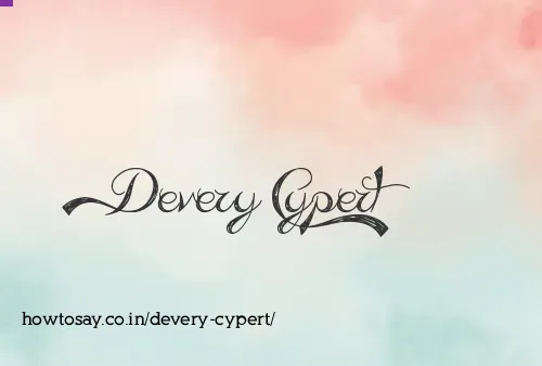 Devery Cypert