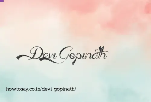 Devi Gopinath