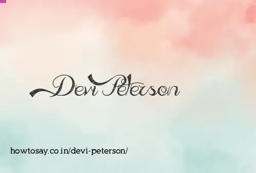 Devi Peterson