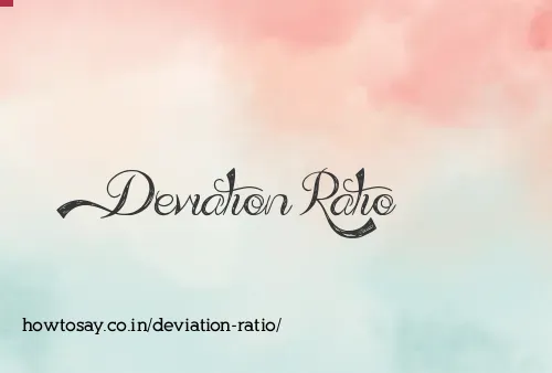 Deviation Ratio
