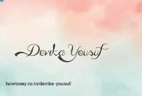 Devika Yousuf