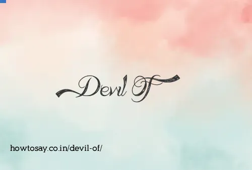 Devil Of