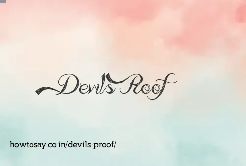 Devils Proof