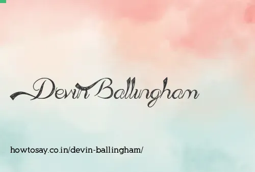 Devin Ballingham