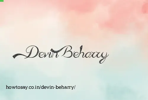 Devin Beharry