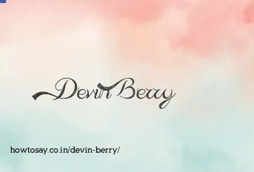 Devin Berry