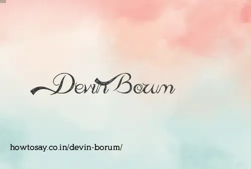 Devin Borum