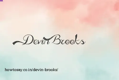 Devin Brooks