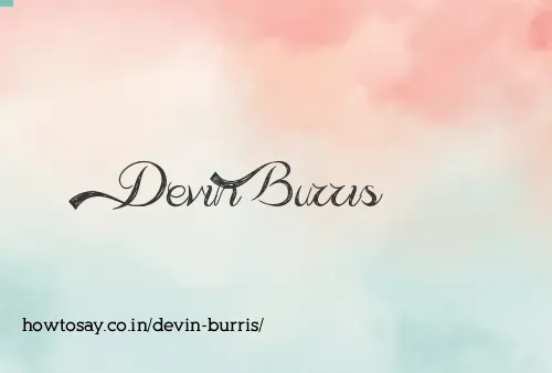 Devin Burris