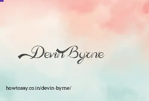 Devin Byrne