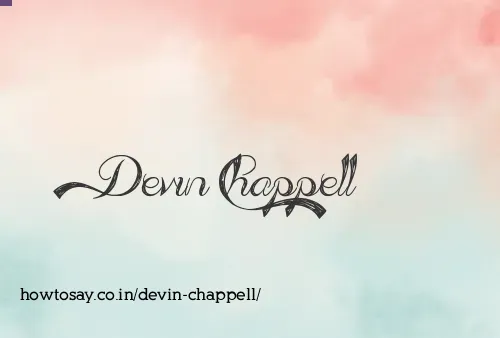 Devin Chappell