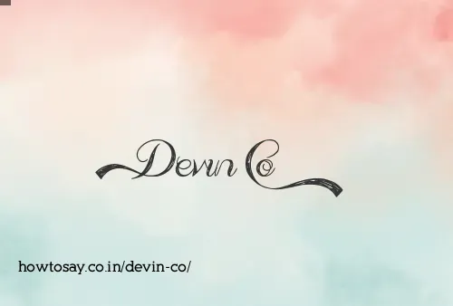 Devin Co