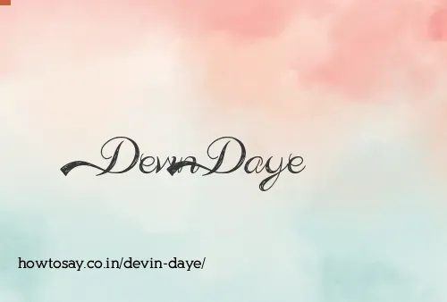 Devin Daye