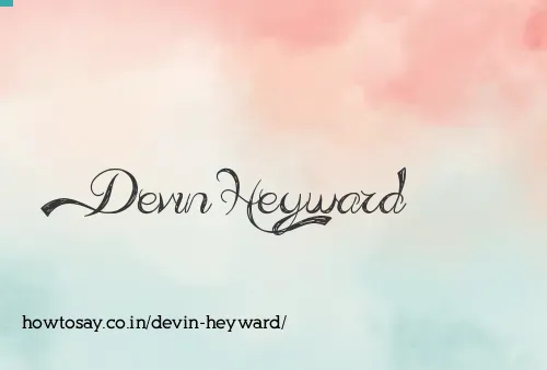 Devin Heyward