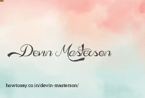 Devin Masterson