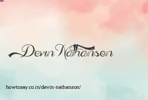 Devin Nathanson