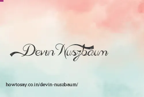Devin Nuszbaum