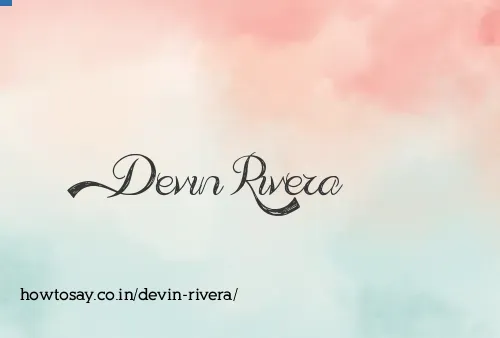 Devin Rivera