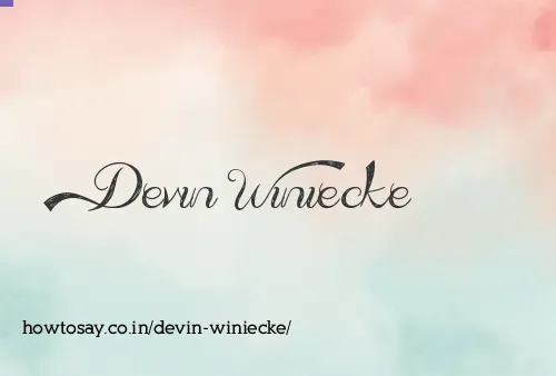 Devin Winiecke