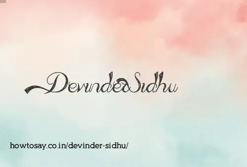 Devinder Sidhu