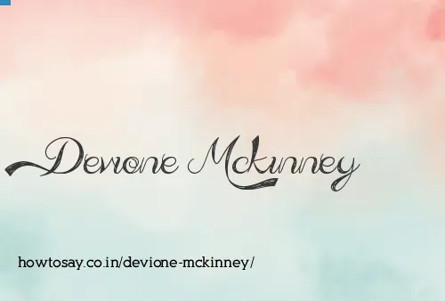 Devione Mckinney